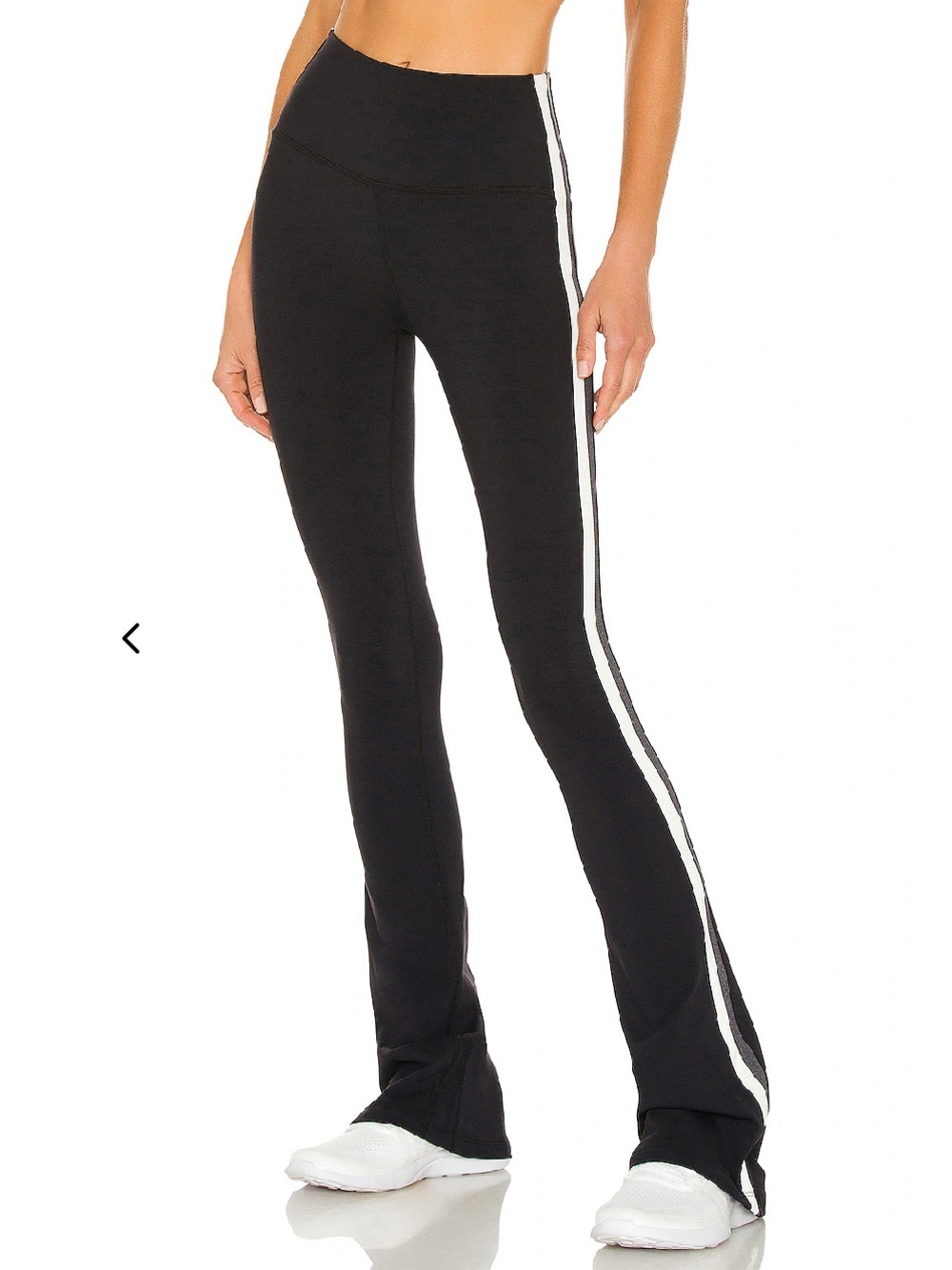 Splits59 Raquel High Waist 32” Flare Leggings Black Gray White Size Small